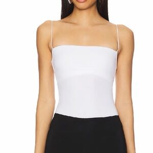 Enza Costa White Camisole Top